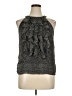 ECI 100% Polyester Silver Sleeveless Blouse Size 14 - photo 1