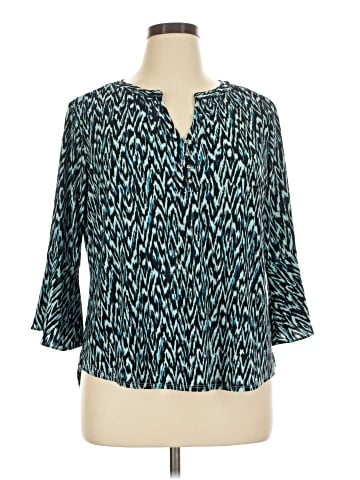 Dana Buchman 3/4 Sleeve Blouse (view 1)