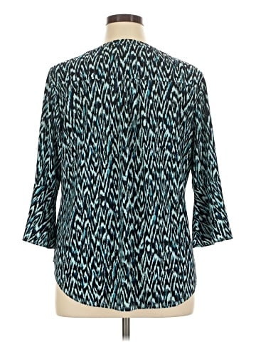 Dana Buchman 3/4 Sleeve Blouse (view 2)