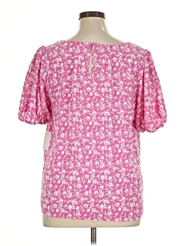 LC Lauren Conrad Short Sleeve Blouse (view 2)