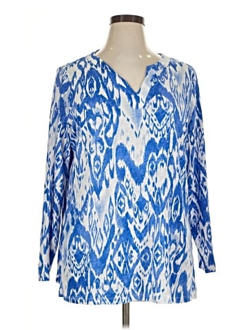 Chico's 3/4 Sleeve T-Shirt (view 1)