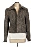 Ellen Tracy Tweed Brown Jacket Size 16 - photo 1