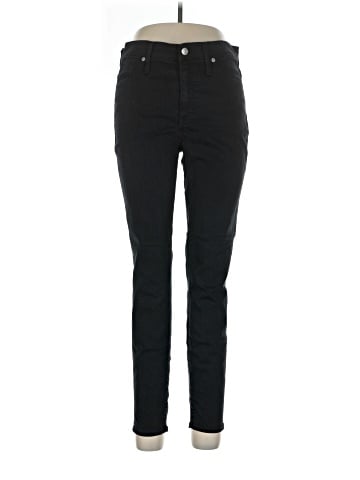 Madewell 9" Mid-Rise Skinny Jeans in Lunar Wash: TENCEL&trade; Denim Edition (view 1)