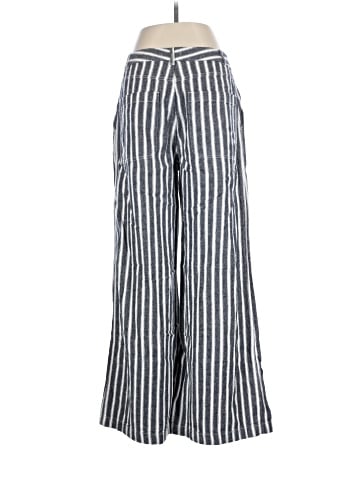 Madewell The Zoe Relaxed Wide Pant in Linen-Cotton Blend (view 2)