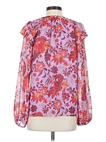 Skies Are Blue Long Sleeve Blouse (view 2)