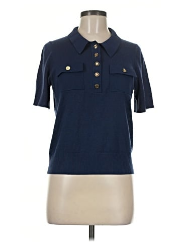 Karl Lagerfeld Paris Short Sleeve Top (view 1)