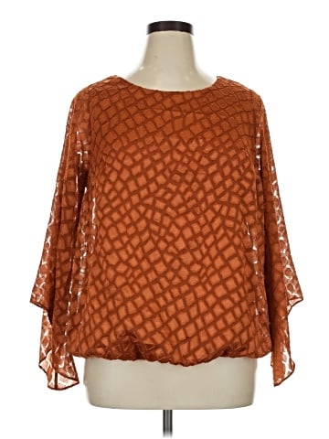 Alfani 3/4 Sleeve T-Shirt (view 1)