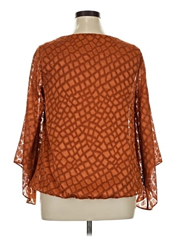 Alfani 3/4 Sleeve T-Shirt (view 2)