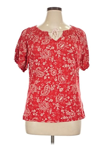 Lauren Jeans Co. Short Sleeve Blouse (view 1)