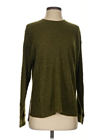 Madewell Ribbed Alpaca-Blend Crewneck Sweater (view 1)