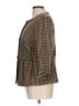 Talbots 100% Wool Houndstooth Brown Wool Coat Size 10 - photo 5