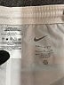 Nike 100% Polyester White Athletic Shorts Size M - photo 3