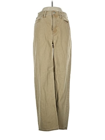 Madewell The Perfect Vintage Wide-Leg Jean in Light Chestnut Wash: Botanical-Dye Edition (view 1)
