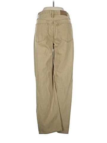 Madewell The Perfect Vintage Wide-Leg Jean in Light Chestnut Wash: Botanical-Dye Edition (view 2)