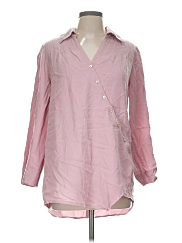 Soft Surroundings 3/4 Sleeve Button-Down Shirt (view 1)