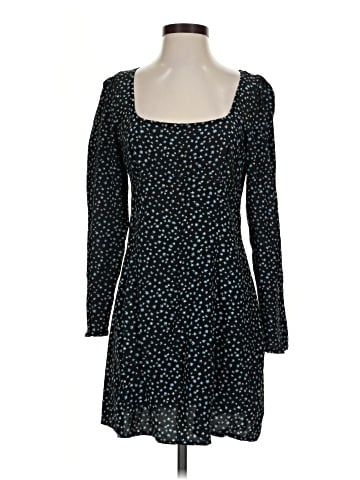 Madewell Seamed Long-Sleeve Mini Dress in Ditsy Floral (view 1)