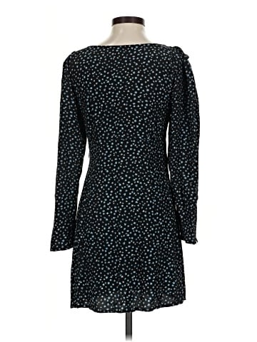 Madewell Seamed Long-Sleeve Mini Dress in Ditsy Floral (view 2)