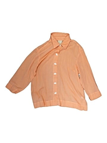 Sigrid Olsen Sport 3/4 Sleeve Button-Down Shirt (view 2)