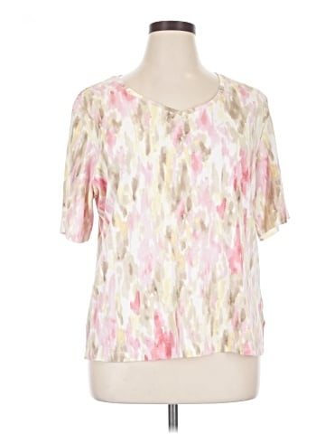 Karen Scott Short Sleeve Blouse (view 1)