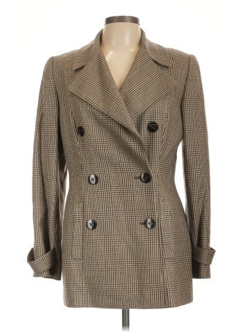 Linda Allard Ellen Tracy Wool Coat (view 1)