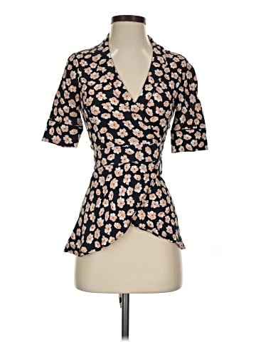 Ganni Short Sleeve Blouse (view 1)