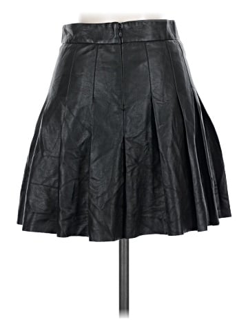 Sunday Best Faux Leather Skirt (view 2)