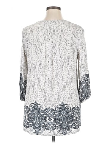 Rose + Olive 3/4 Sleeve Blouse (view 2)
