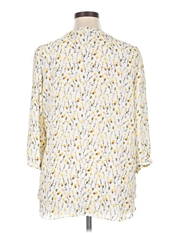 Rose + Olive 3/4 Sleeve Blouse (view 2)