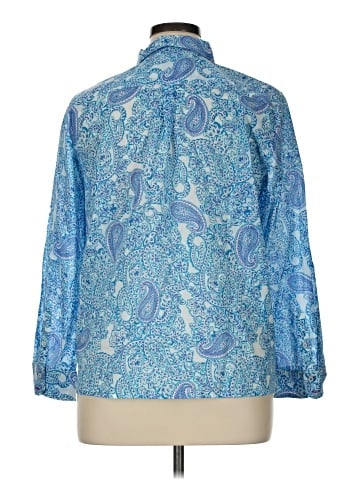 Talbots 3/4 Sleeve Blouse (view 2)