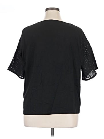 Lauren by Ralph Lauren Short Sleeve Blouse (view 2)