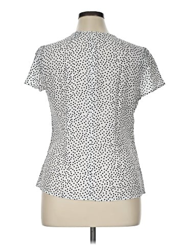 Ann Taylor Factory Short Sleeve Blouse (view 2)
