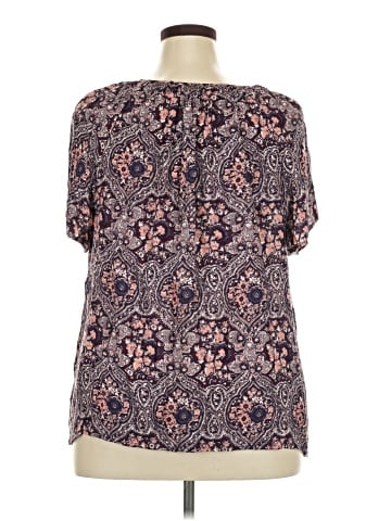 Lucky Brand Short Sleeve Blouse (view 2)