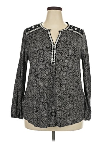 Lucky Brand Long Sleeve Blouse (view 1)