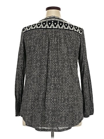 Lucky Brand Long Sleeve Blouse (view 2)