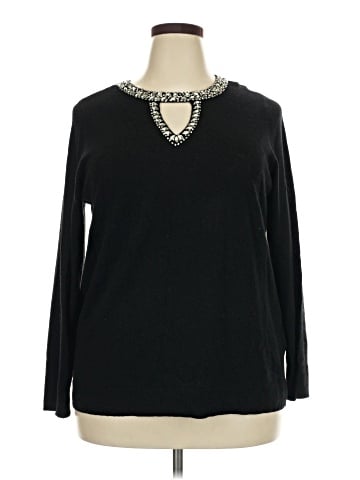 INC International Concepts Long Sleeve Top (view 1)