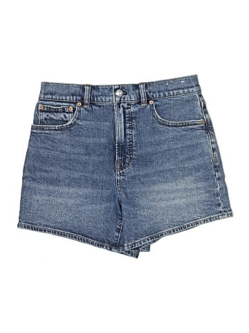 Madewell The Perfect Vintage Mid-Length Jean Short in Manton Wash (view 1)