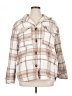 Hurley 100% Polyester Plaid Ivory Jacket Size XL - photo 1