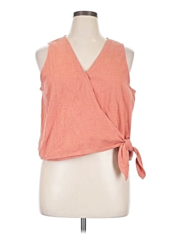 TeXTURE & THREAD Madewell Sleeveless Blouse (view 1)