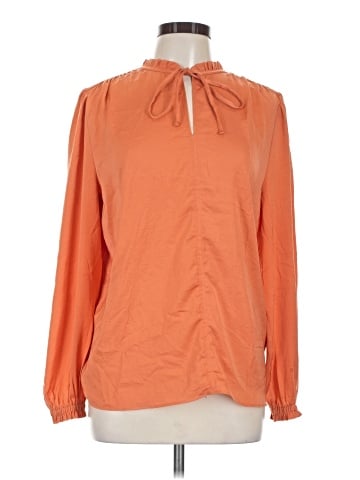 Ann Taylor LOFT Outlet Long Sleeve Blouse (view 1)