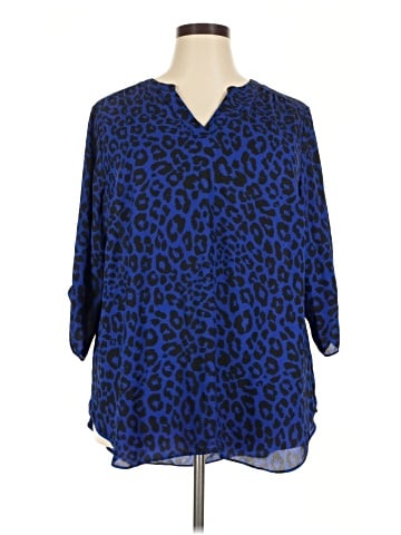 Worthington 3/4 Sleeve Blouse (view 1)