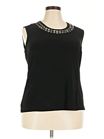 JM Collection Sleeveless Top (view 1)