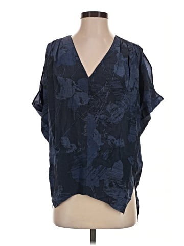 Halston Heritage Short Sleeve Silk Top (view 1)