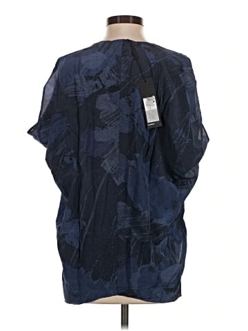 Halston Heritage Short Sleeve Silk Top (view 2)