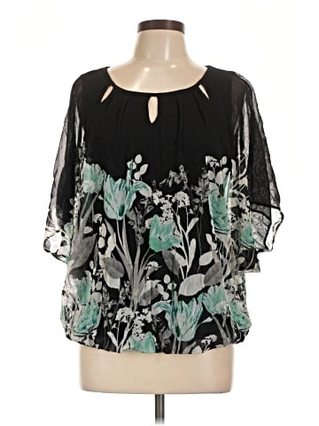 Alfani 3/4 Sleeve T-Shirt (view 1)