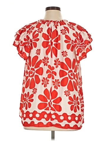 Rose + Olive Short Sleeve Blouse (view 2)
