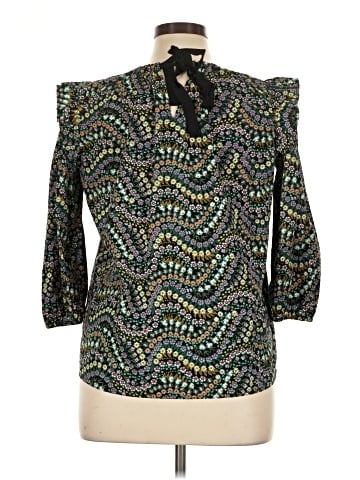 Ann Taylor LOFT 3/4 Sleeve Blouse (view 2)