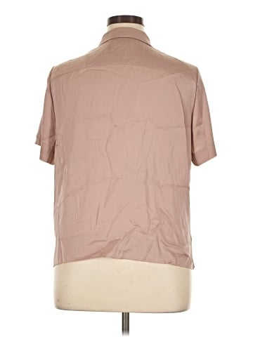 Quince Short Sleeve Silk Top (view 2)