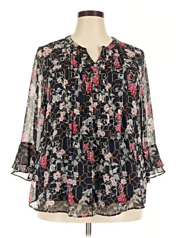 Charter Club 3/4 Sleeve Blouse (view 1)