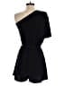 Veronica M. Solid Black Romper Size XS - photo 2