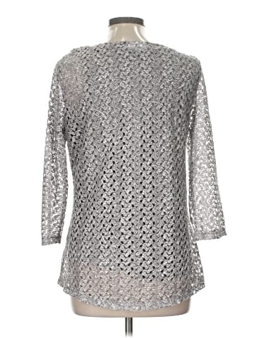 JM Collection 3/4 Sleeve Top (view 2)